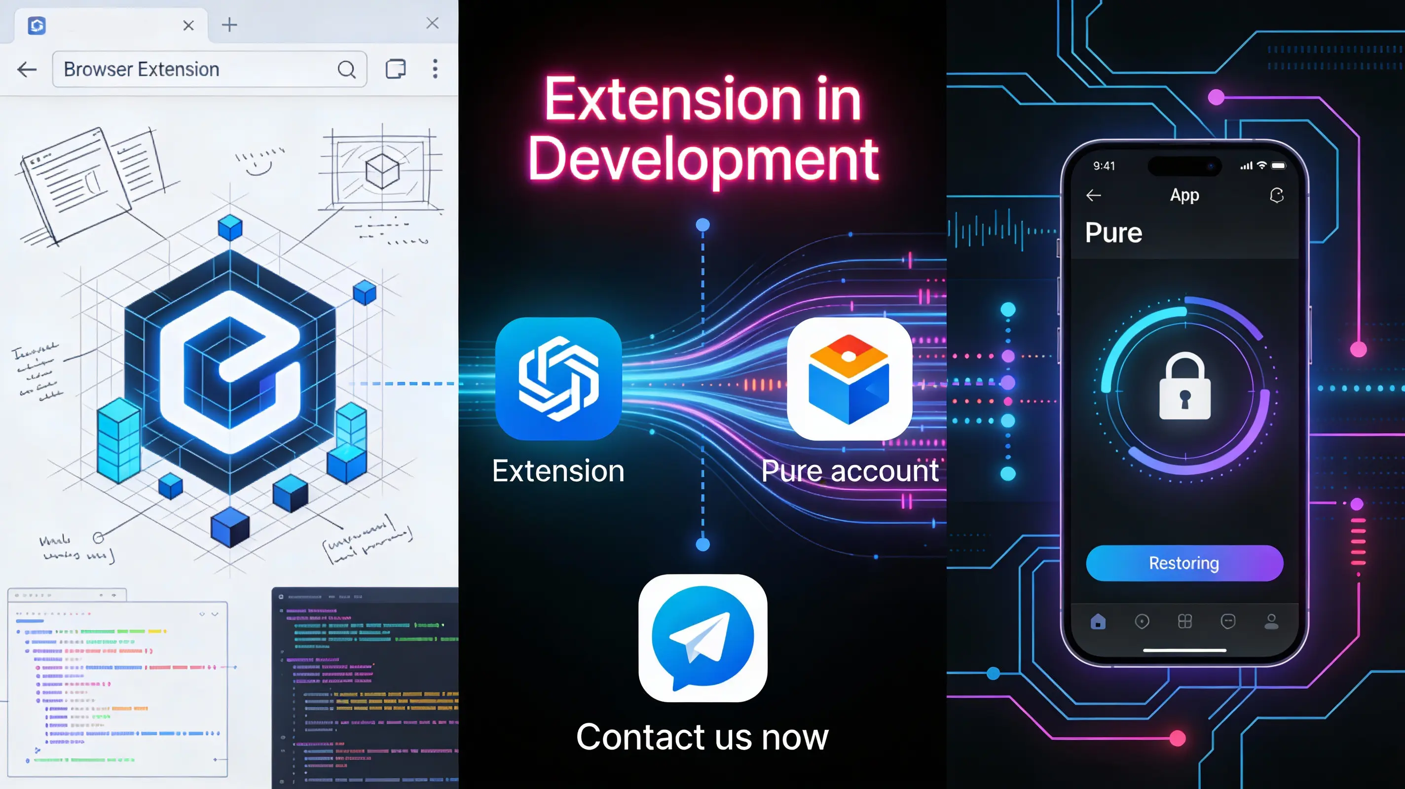 Пошаговая инструкция по восстановлению аккаунта Pure